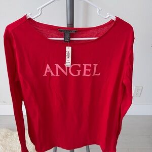 Victoria's Secret Red Long Sleeve Top